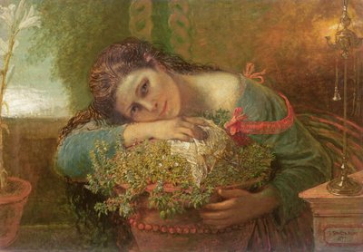 Isabella, or the Pot of Basil, 1877 by Joseph Severn